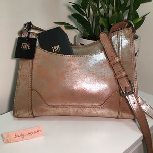 Frye Melissa Zip Crossbody Silver Multi Bag